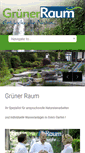 Mobile Screenshot of gruenerraum.de